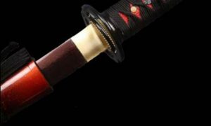 Punainen Terä Katana Miekka